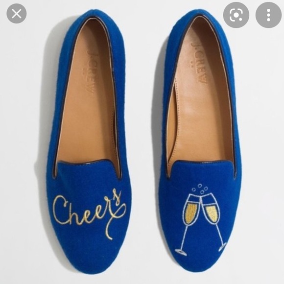 J. CREW ADDIE CHAMPAGNE CHEERS LOAFERS FLATS 7.5 - Picture 1 of 5
